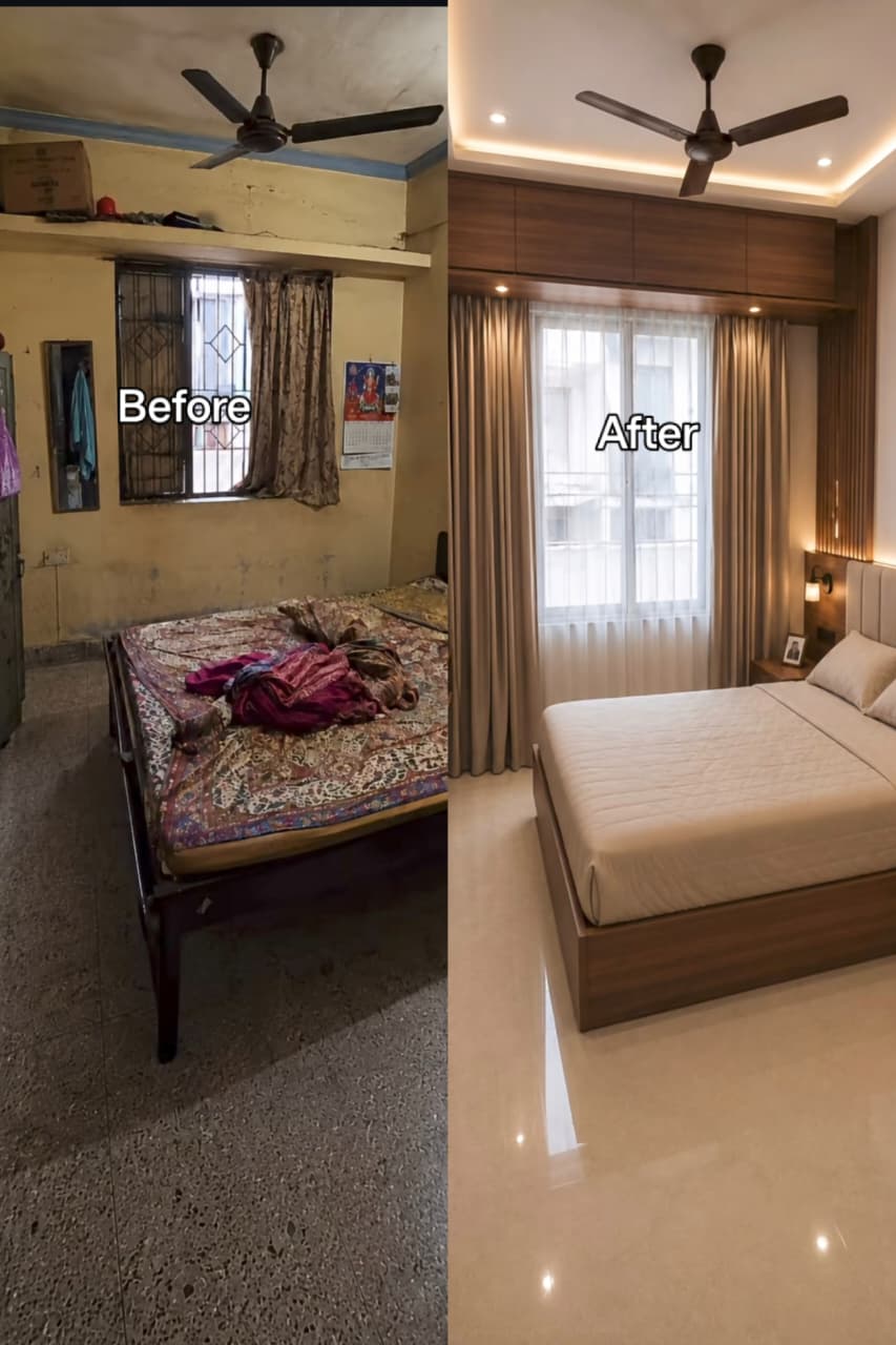 Interior Renovation before and after project